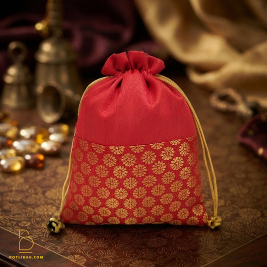 Silk Brocade Potli Bags