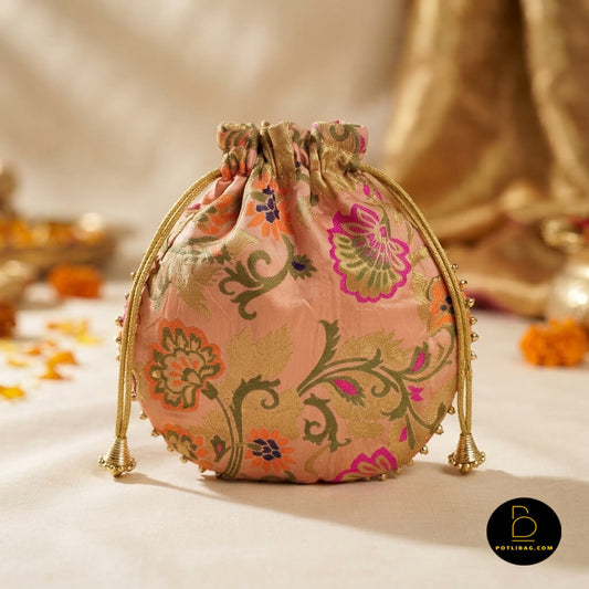 Banarasi Silk Potli Bags