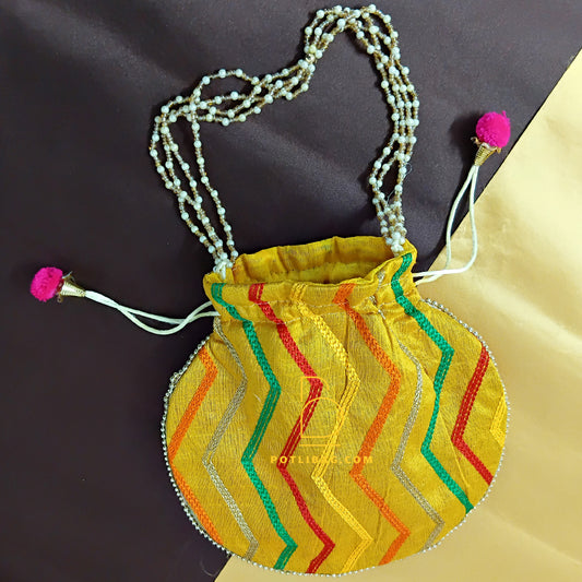 Haldi Function Potli Bags