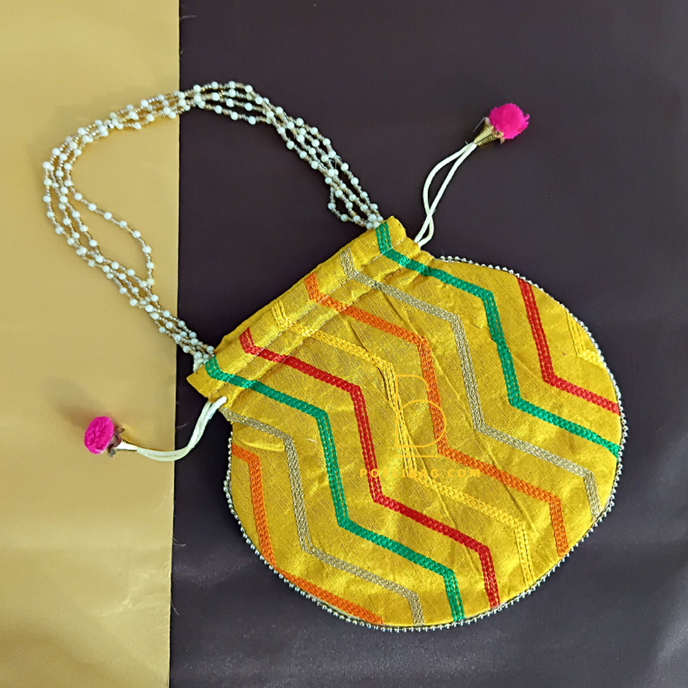Haldi Function Potli Bags