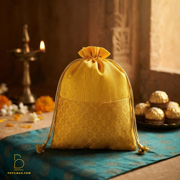 Silk Brocade Potli Bags