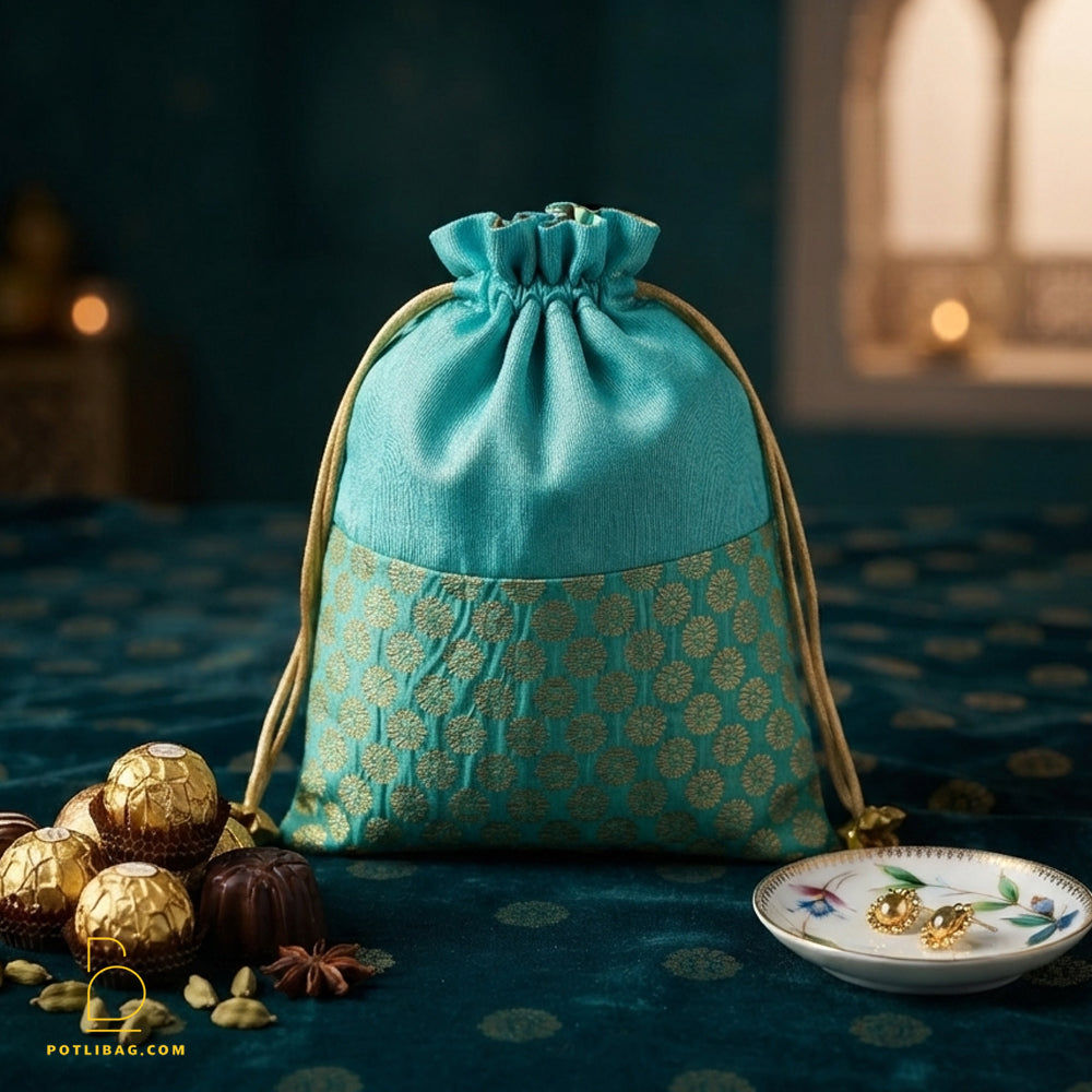 Silk Brocade Potli Bags